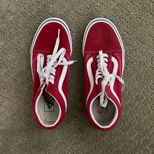 Old Skool Red Vans!